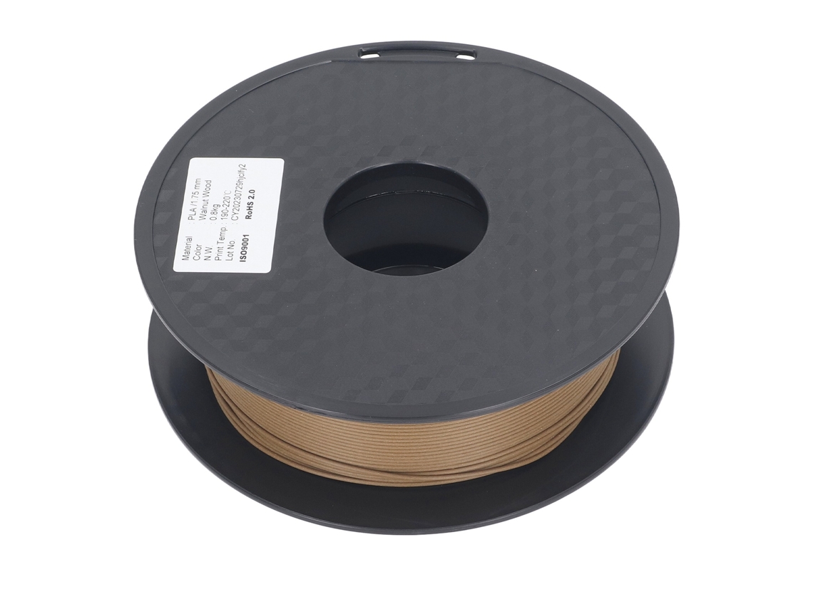 Filamento De Madeira De Nogal Pla 1.75mm Para Impressora 3d, Consumível Para Impressão 3d