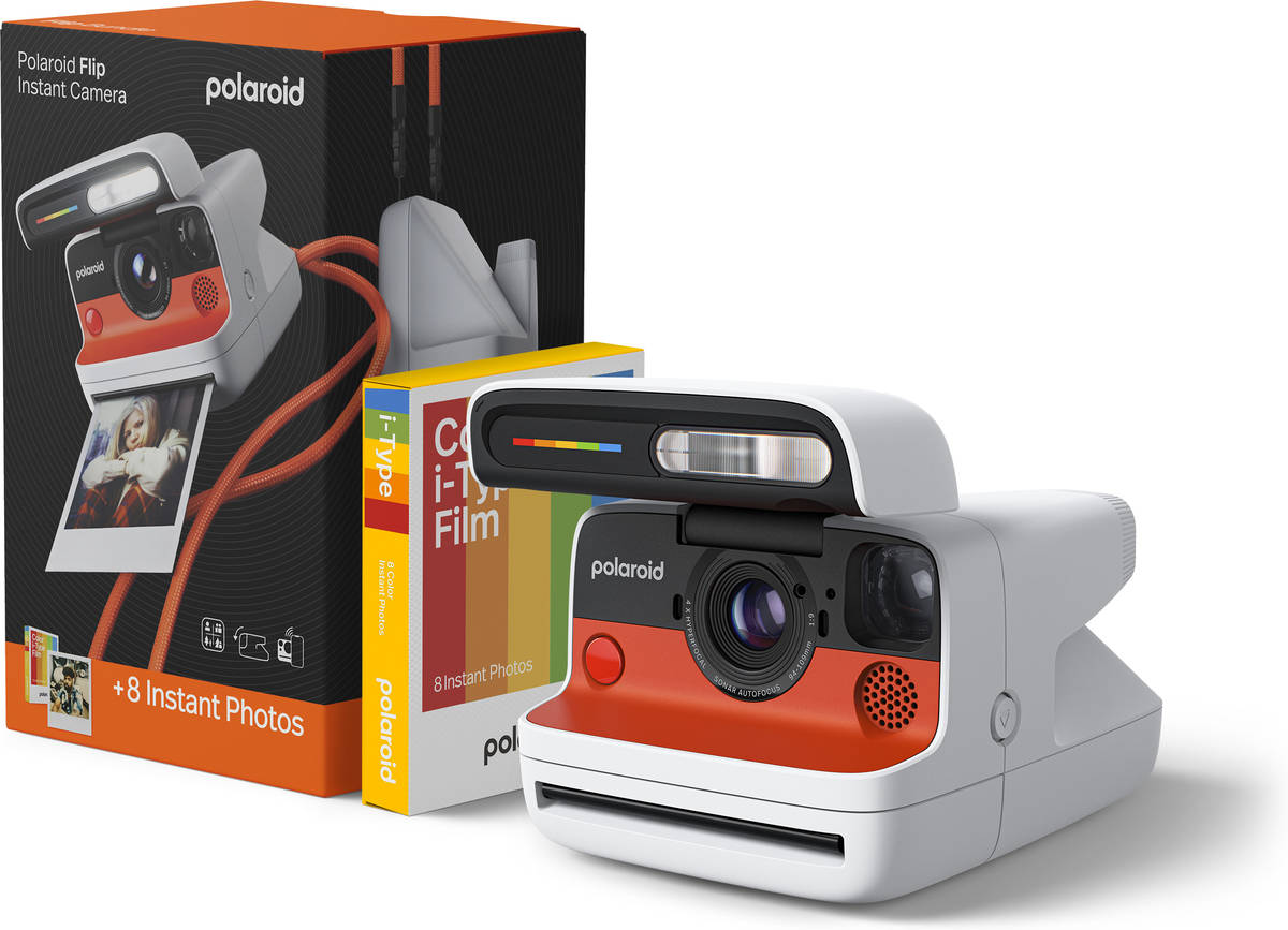 Máquina Fotográfica POLAROID Flip (Filme 8 fotos - Branco)
