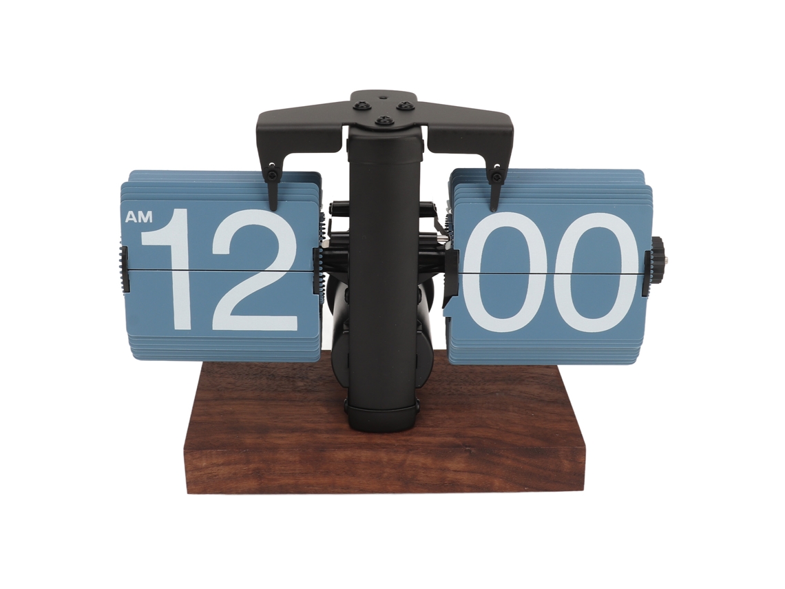 Relógio Mecânico Automático Giratório Retro Decorativo