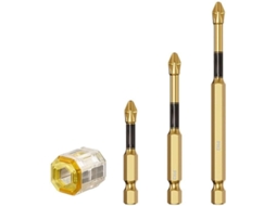 Conjunto De Bits Chave Impacto Phillips Ph2 Em Aço Liga, 25-150 Mm,