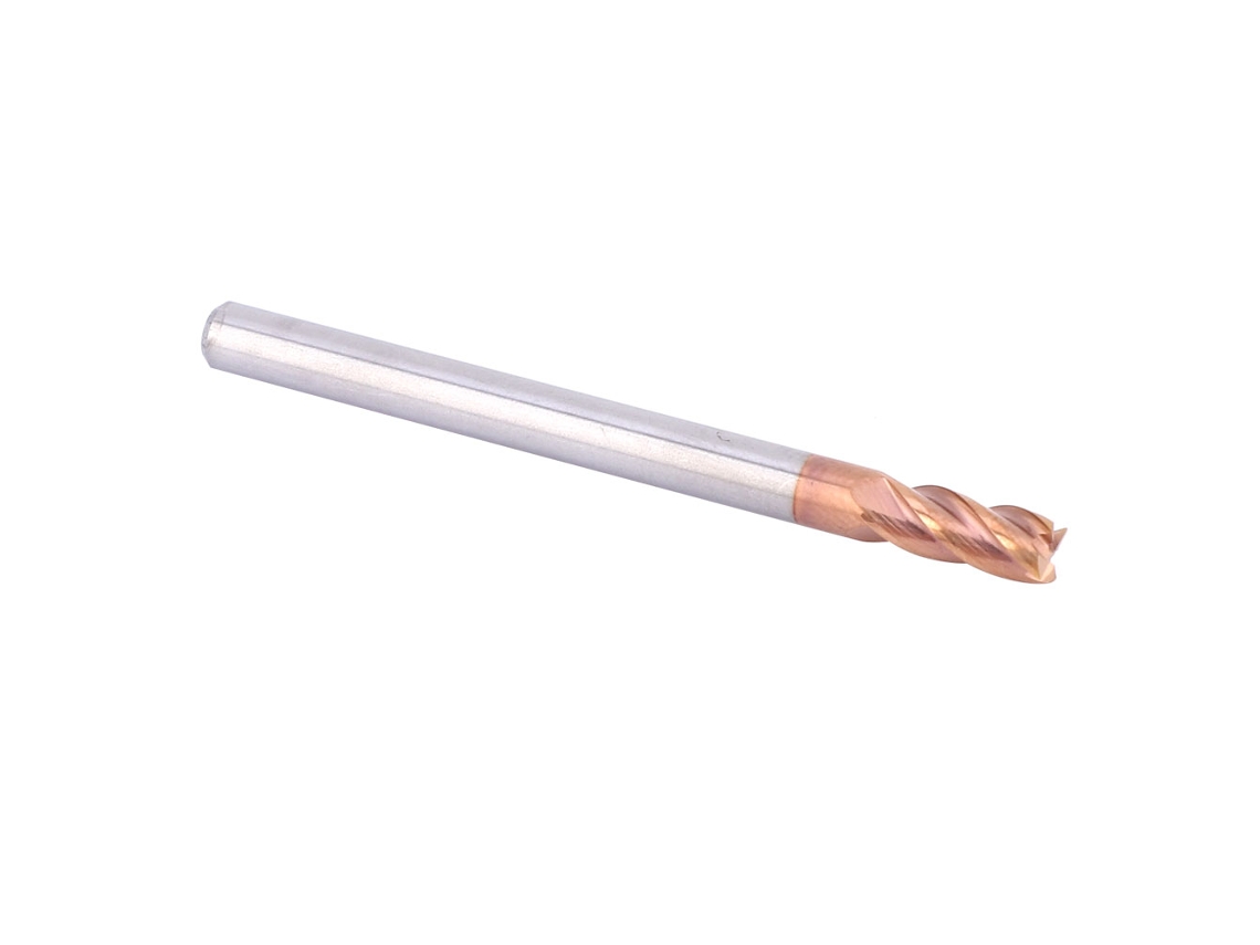 Laxiscreed End Mill De Aço Tungstênio 4 Flutes Para Cnc, Haste 4mm, Corte De Alta Precisão