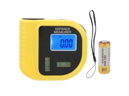 Medidor de distância a laser YURU CP‑3010, alcance 0.5-18m, LCD retroiluminado