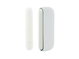 Capa Para Iqos Iluma Modelo De Abertura Lateral Adicionar Painéis Laterais 13x9.5x3cm Silicone Branco Fwinl