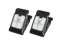 2 Luminárias Solares com Sensor, Iluminam Intensamente Jardim, Varanda ou Pátio AQUAFORGE