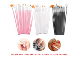 Conjunto De 31 Pinceis E Penas Para Unhas Ferramentas De Arte De Unhas Lápis Liner Pintura Em Gel Uv Acrílico