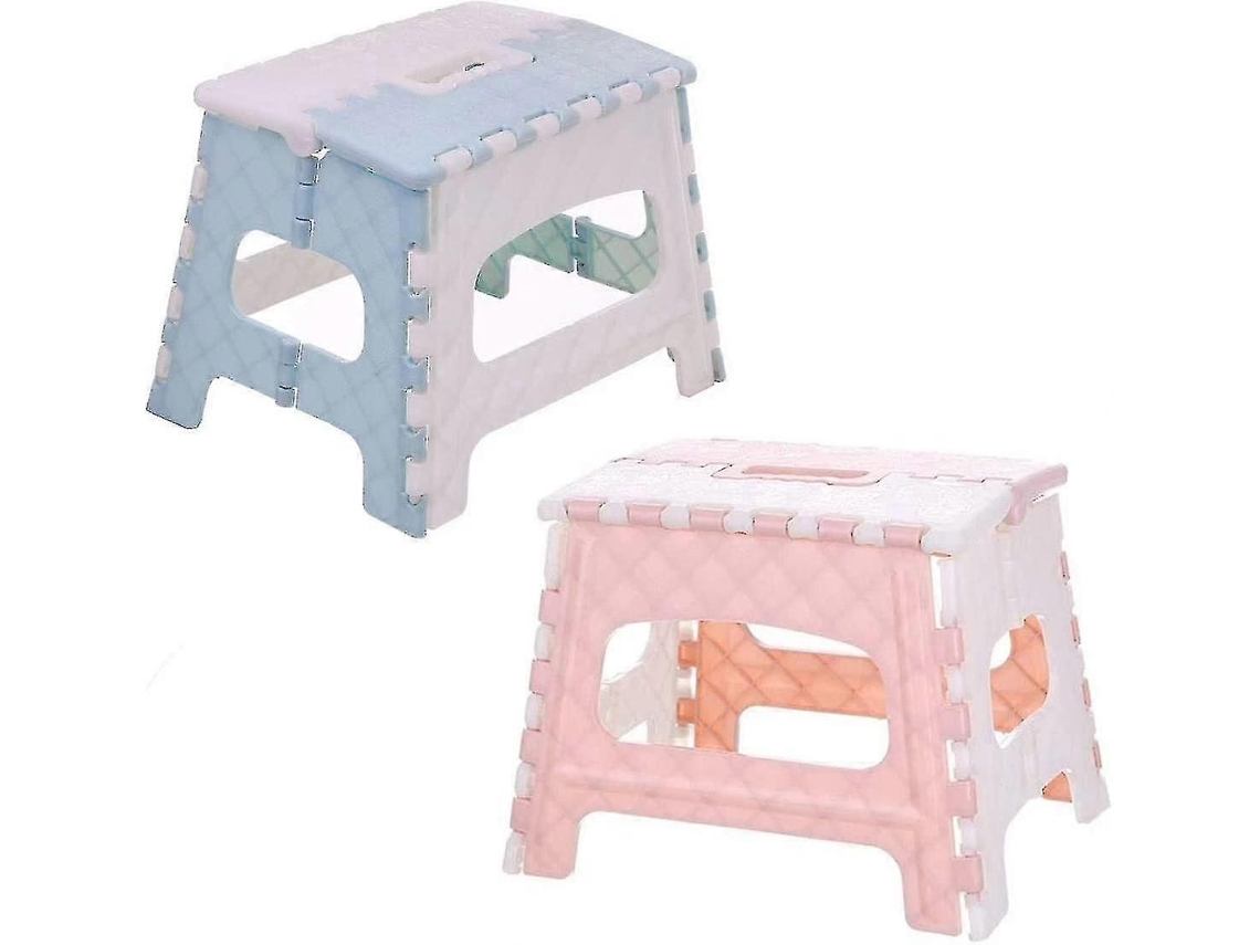 Plástico, Prático E Fácil De Usar, Rosa E Azul Dobrável