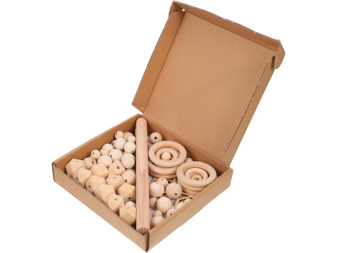Kit De Macramê Faça Você Mesmo Com Varetas De Madeira, Círculos E Ferramentas Para Decoração De Parede