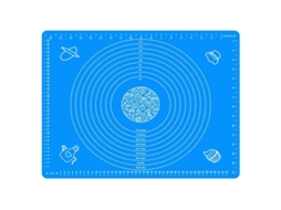 Tapete de Silicone Nova Line, Antiaderente, Para Pães e Massas, Azul