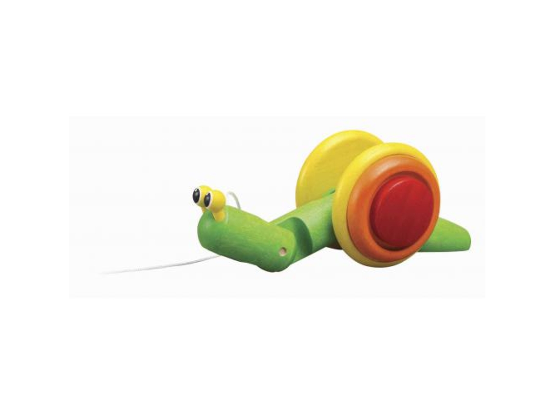 Brinquedo de Madeira PLAN TOYS Caracol de Puxar