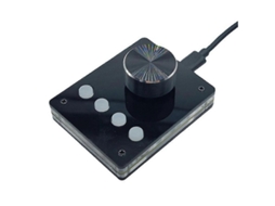 Teclado Mini com Controle de Volume, Macro, Sem Fio S/MARCA
