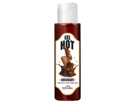Gel De Efeito Térmico Sabor Chocolate 35 Ml HOT FLOWERS