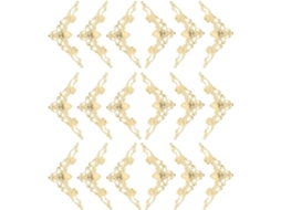 100 Peças Protège - Coin Decorativas Em Fer Doré Design Elegante Protège-coin Elegante, Instalação Fácil