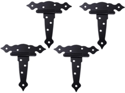 Conjunto De 4 Dobradiças Reforçadas Em Formato T Para Portões