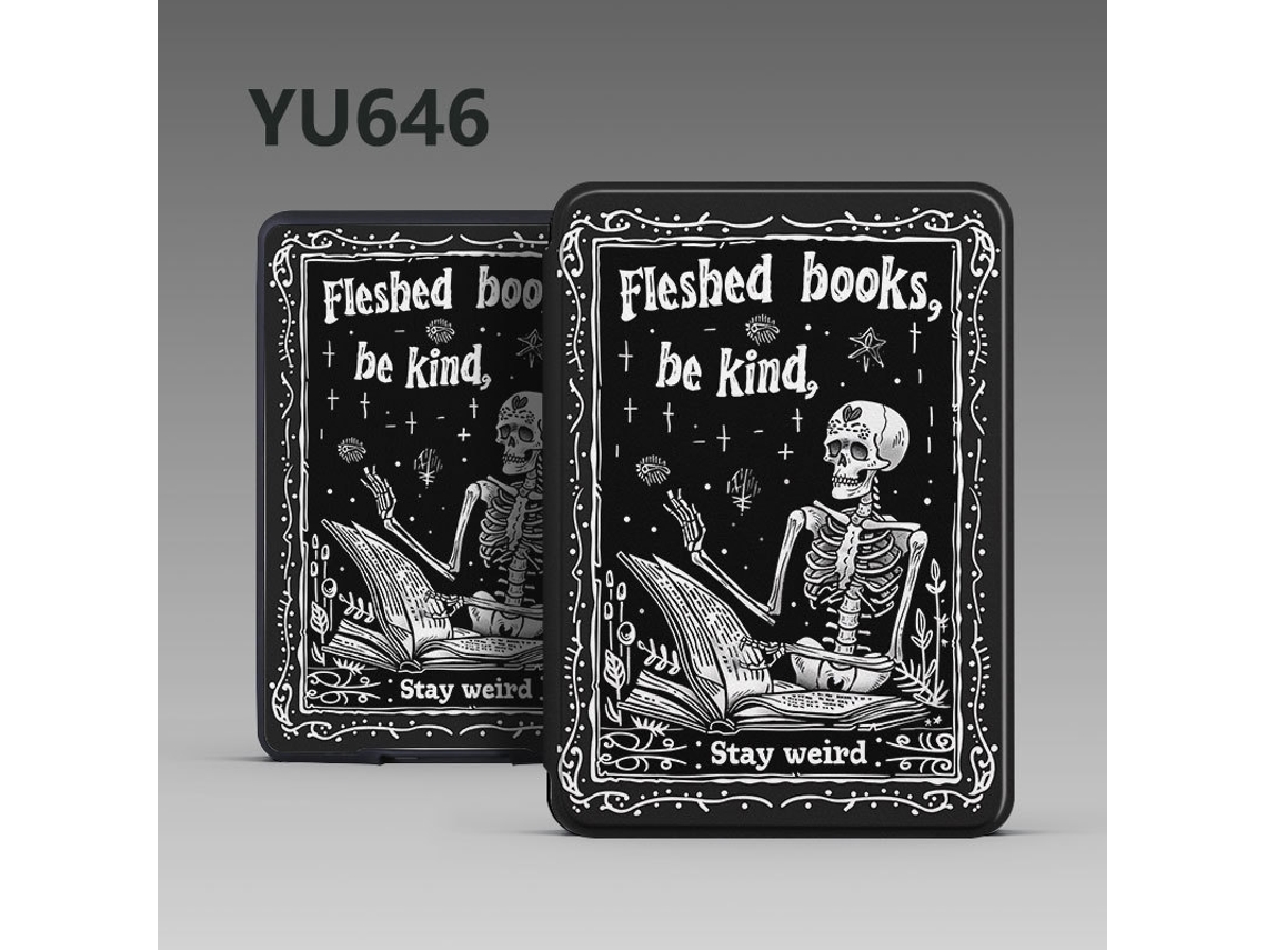 Capa Para Kobo Clara Color 6" N367, Retro Com Alça - Preto - Eifson (compatível)