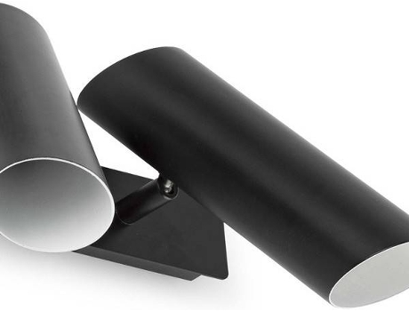 Aplique  Link (Preto - GU10 - 11 W - Aço)