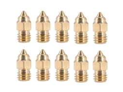 Conjunto De 10 Bicos Hotend De 0,4 Mm Da Série Cr, 6 Se Para Impressoras 3d Creality Cr, 10 V2, Cr, 6 Se, Ender, 3 E Ender, 5