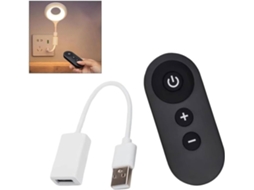 Interruptor Remoto Usb Rf De 5v Para Controle Ajustável Fitas Led E Fluxo Ar Ventiladores, Com Botões De Liga Desliga E