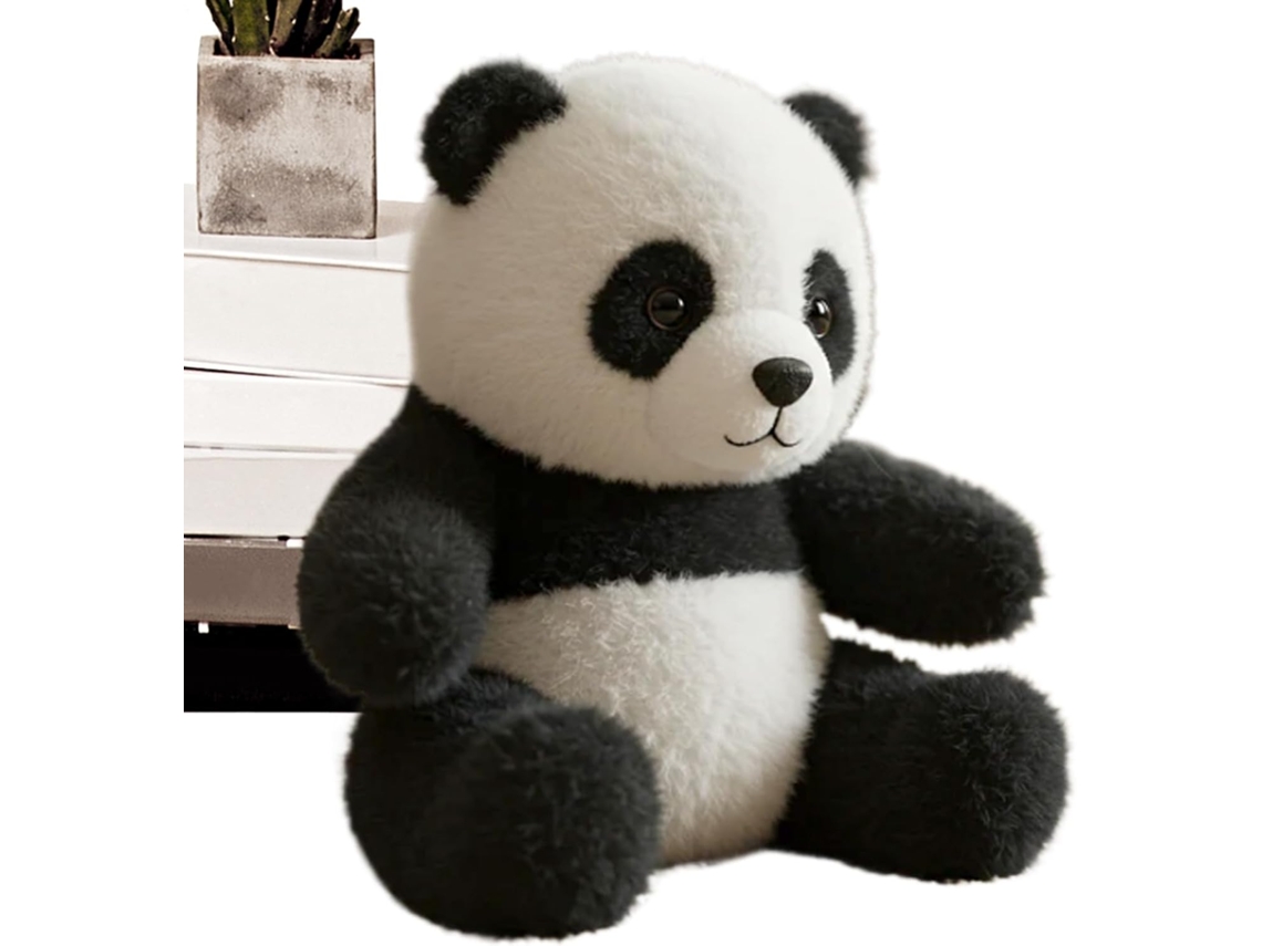 Panda De Pelúcia, Estatueta De Pelúcia Decorativa E Macia Companheiro Fofo E Aconchegante Para Qua Gokoco