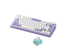 Teclado Mecânico Aula F75 Teclado Sem Fio Com Estrutura De Junta E Conectividade Tri Mode Teclado Para Jogos De 99 Teclas Com Baixo Atraso E Efeito D