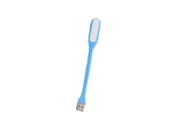 Luz de Lectura Led Usb Portátil 5 V Ajustable para Portátil Y Batería Externa Azul Claro | S/MARCA