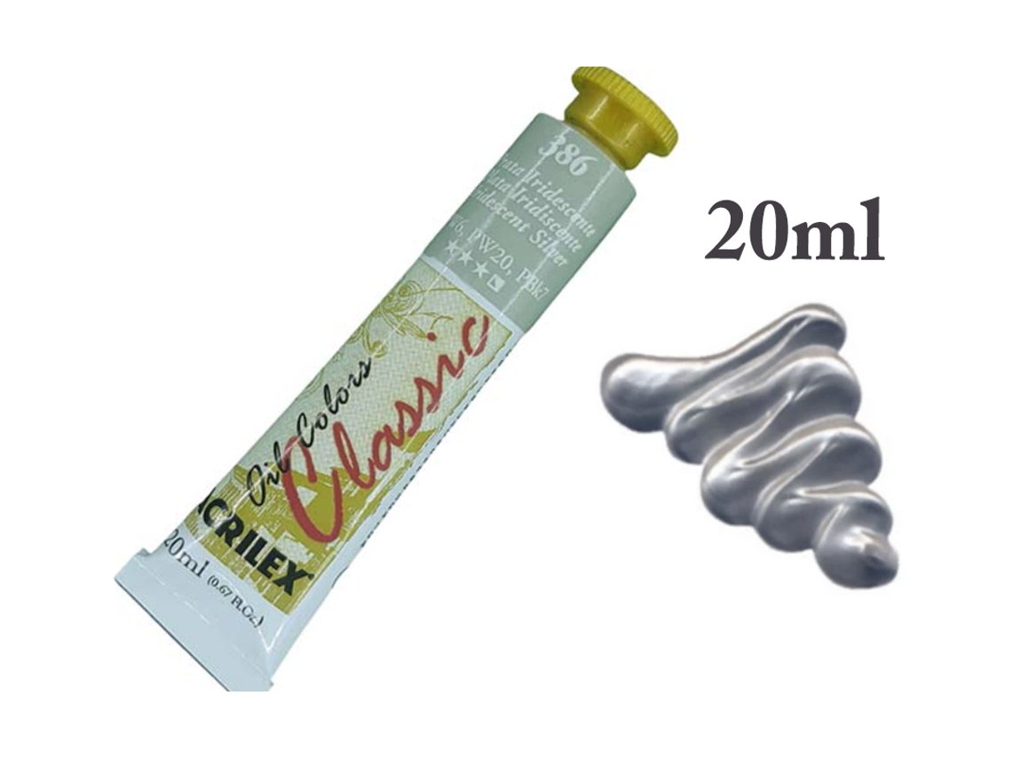 Oil Colors Classic 20ml Metal. Prata Iri. 14123386 Acrilex