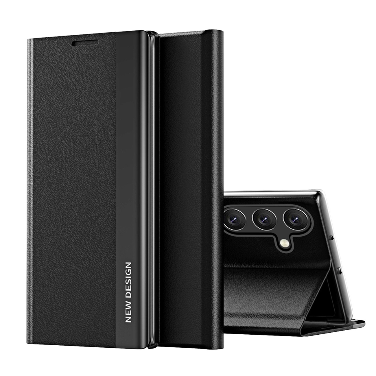 Nova Capa De Dormir Hurtel Para Samsung Galaxy A56 Com Aba E Função De Suporte