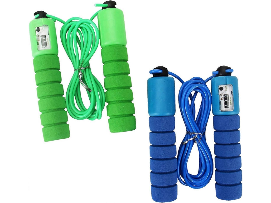 Corda De Pular Para Crianças Com Contador, Corda De Pular Ajustável Para Crianças, Verde Azul Aquaforge