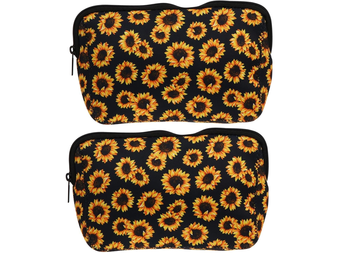 2 Peças Trousse À Maquillage Portátil À Fermeture Éclair