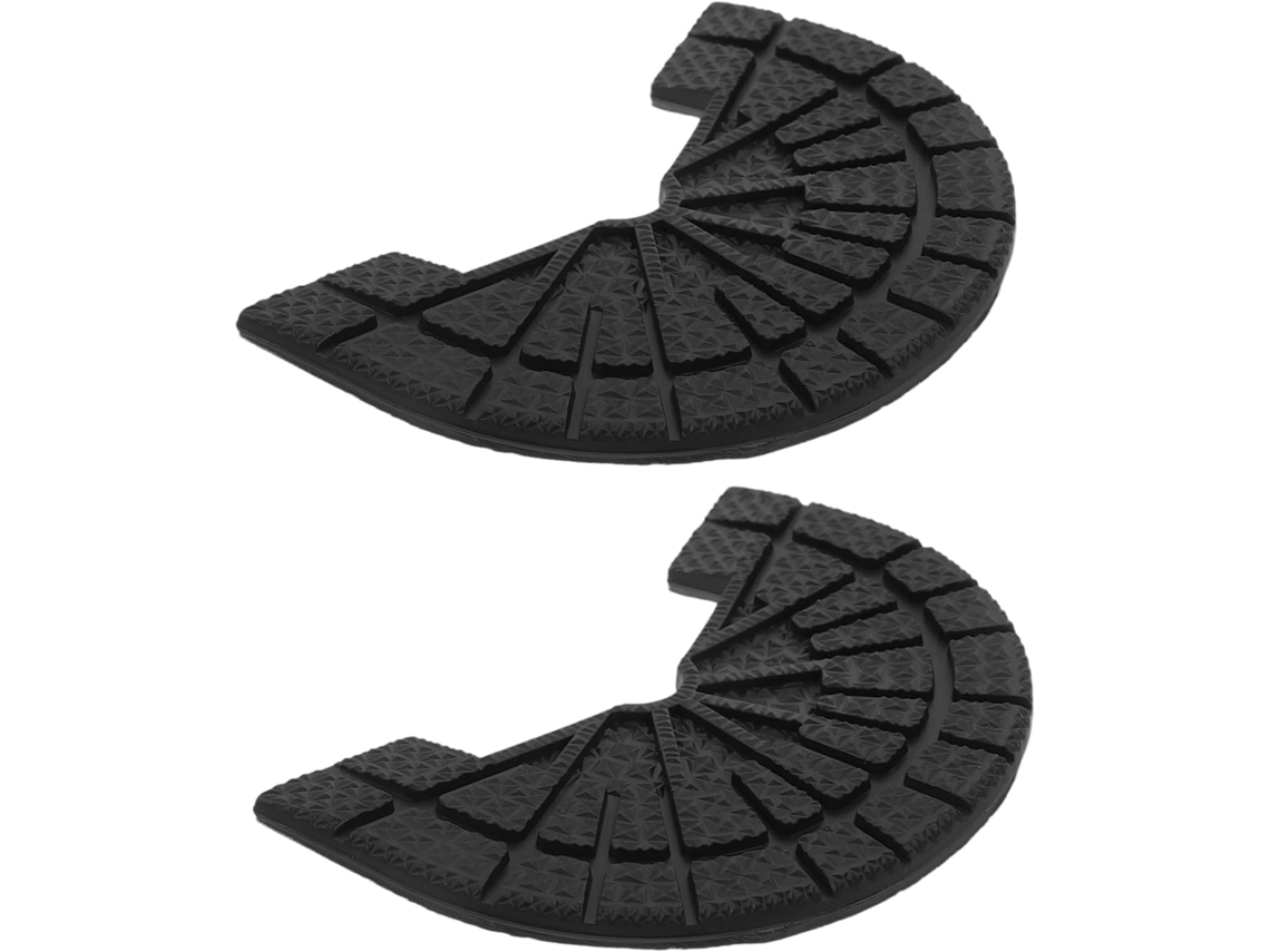Calcanhar Antiderrapante De Borracha Preta Para Reparo Calçados, Proteção E Suporte Da Sola, Tamanho 43-44 Para Tênis