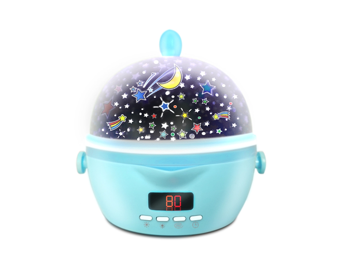 Luz Noturna Infantil Projetor De Estrelas Com Rotação 360° Planetas Lâmpada Led Céu Estrelado Pequena Ambiente Aquaforge