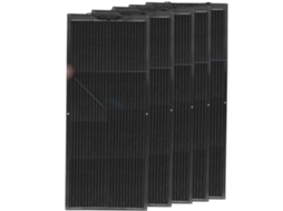 Kit De Painéis Solares, Design Monocristalino Eficiente, Instalação Versátil, 5pcs 100w
