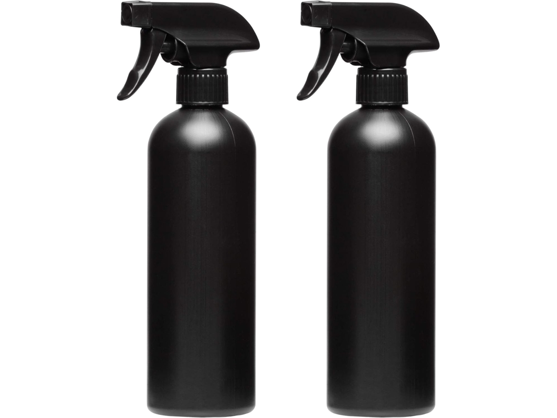 Borrifador de Água para Cabelo, Jardinagem Ou Passar Roupa, Plástico Preto, 500 Ml, Névoa Fina para Plantas AQUAFORGE