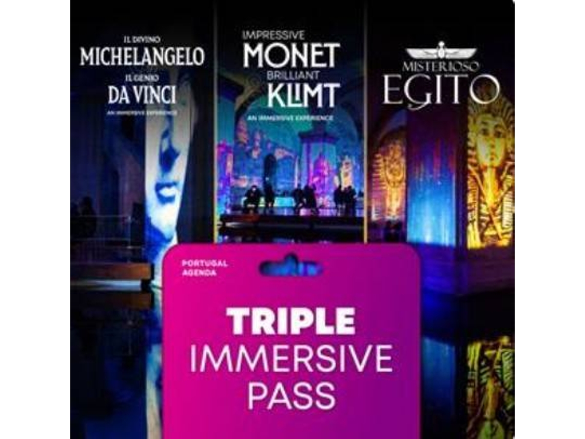 Bilhete TRIPLE IMMERSIVE PASS