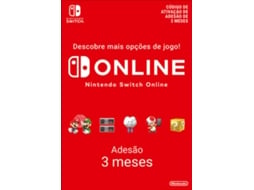 Subscrição 90 Dias Switch (Individual - Nintendo - Formato Digital)