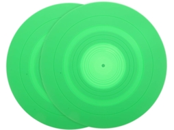 Tapete Antiestático De Silicone Para Toca-discos (2 Peças) - Protege Discos De Vinil, Estabiliza E...