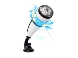 Masterburbator Masculino, Brinquedo Com 7 Modos De Rotação Potentes Para Estimulação Do Pênis, Branco