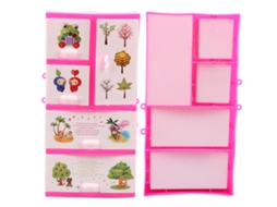 Primerox armário Closet para Acessórios Brinquedos Móveis Casa de Bonecas Premium Plástico