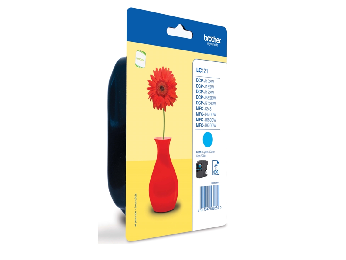 Tinteiro BROTHER LC121 Azul (LC121CBP)