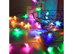 Luzes de Led Estrela Festivais Natal Camping Decoração Ao Ar Livre Interior | S/MARCA