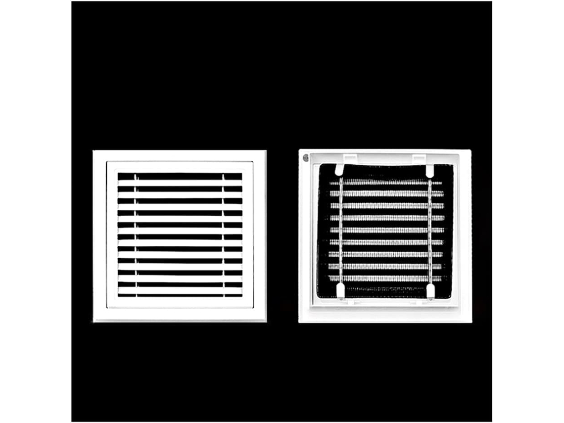 Grelha de Ventilação Liga Alumínio Retangular 200 mm