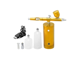Kit De Pistola De Disparo Usb Recarregável Laxiscreed Para Maquilhagem, Tatuagens, Pintura E Hidratação Portátil