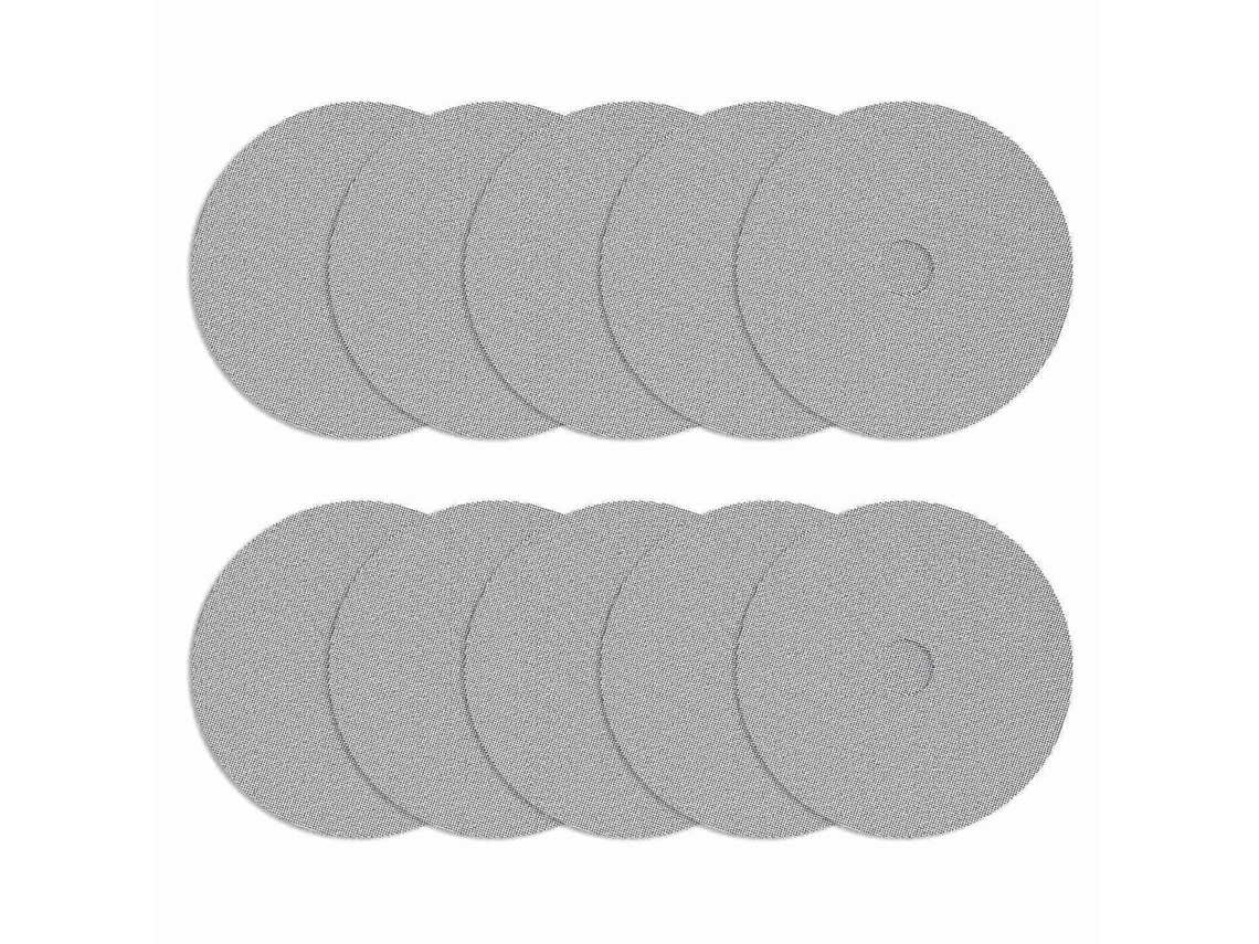 Lurelia Tapete Desidratador Kit 10 Peças Silicone 33 Cm 4 Branco Antiaderente Churrasco Pão