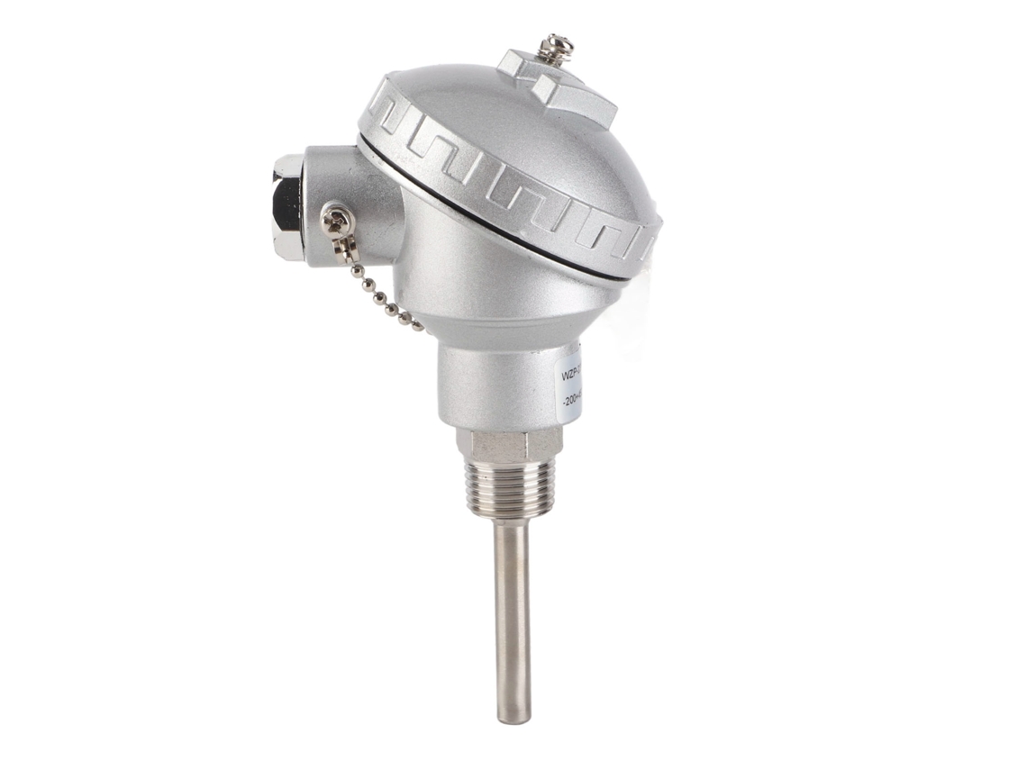Sonda Sensor de Temperatura Pt100 Rosca 1/2 Npt Cabeça Terminal S/MARCA