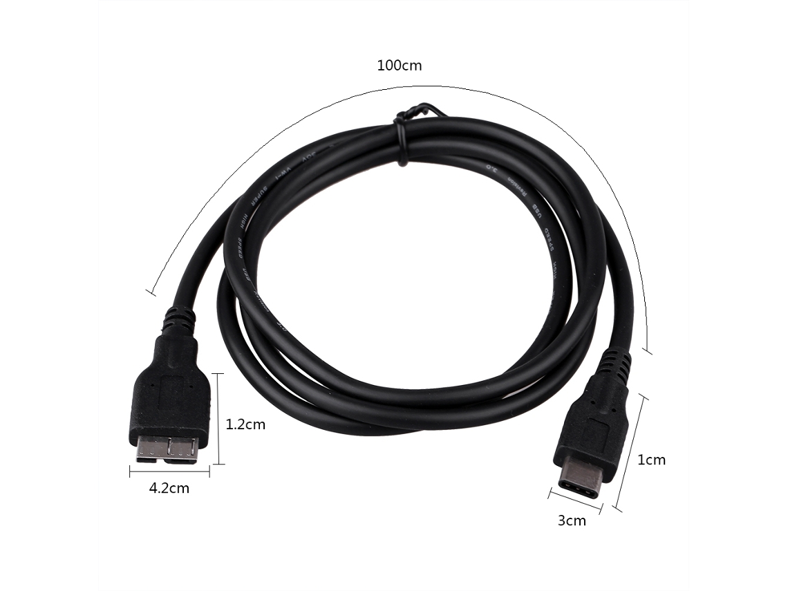 Cabo Conversor Usb 3.0 para Micro Usb LAXISCREED