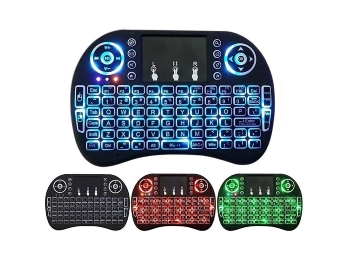 Mini Teclado Sem Fio De 2,4 Ghz Com Touchpad