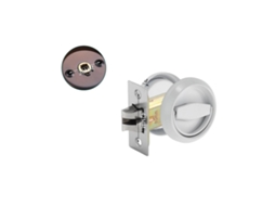 Fecho De Porta Com Anel Rebatido Dupla Face – Aço Inoxidável 304, Anel Rotativo Oculto, Compatível Com Espessura De Porta 35-55mm White