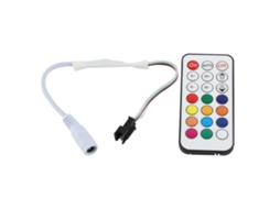 Rebe-controlador De Dimmer Inalámbrico Rf Mini Com 21 Teclas Para Led Wc2811 2812b Ajuste De Cor E Brilho