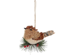 Enfeite De Natal Em Forma De Pássaro, Decoração De Natal Em Palha Trançada, Ideal Para Salas De Estar Enfeite De Natal Em Forma De Páss Gokoco