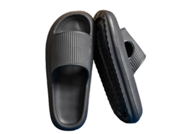 Chanclas De Praia Unisex Com Plataforma Summer Slides Antiderrapantes De Eva Secagem Rápida Confortáveis 44-45 Negro