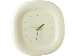 Relógio de banheiro JIAPEI minimalista, com bolhas, moderno, amarelo